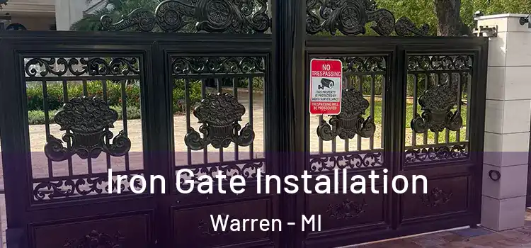 Iron Gate Installation Warren - MI